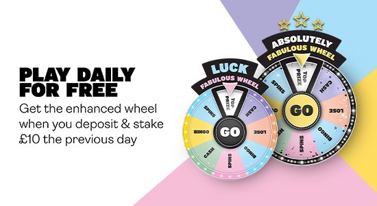 daily free spin bonus wheel
